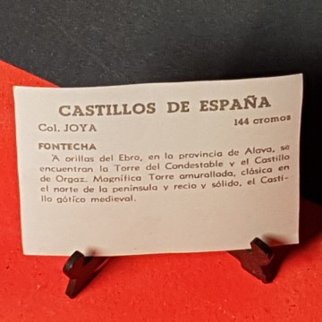 Cromo castillo de fontecha, Álava