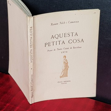 AQUESTA PETITA COSA, RAMON FOLCH I CAMARASA.