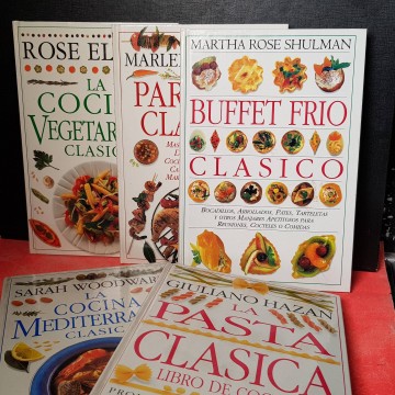 LOTE 5 LIBROS DE COCINA.