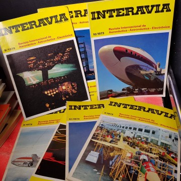 LOTE 10 REVISTAS INTERAVIA.