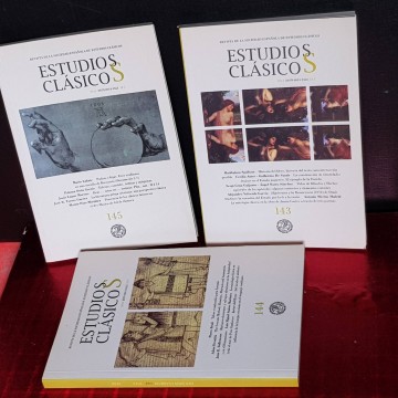 LOTE 3 REVISTAS ESTUDIOS CLÁSICOS.