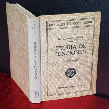 TEORÍA DE FUNCIONES ANALÍTICAS, KONRAD KNOPP.