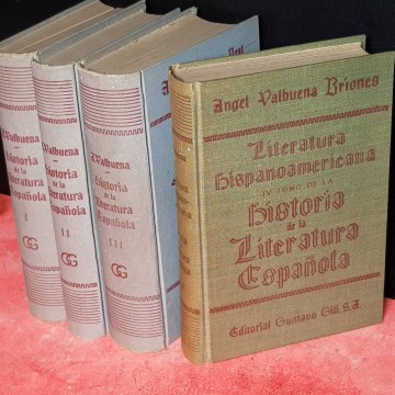 HISTORIA DE LA LITERATURA ESPAÑOLA, ÁNGEL VALBUENA PRAT.
