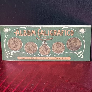 ÁLBUM CALIGRÁFICO, M. PUJADAS.