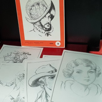 LÁMINAS DE DIBUJO ARTÍSTICO, EMILIO FREIXAS, 9