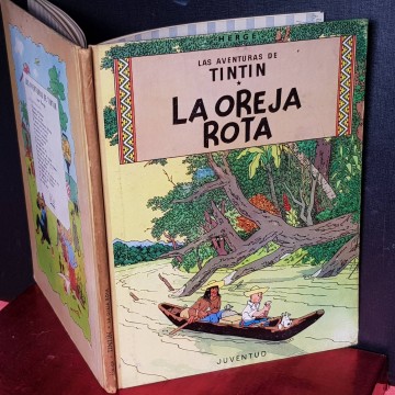 LA OREJA ROTA, LAS AVENTURAS DE TINTIN.