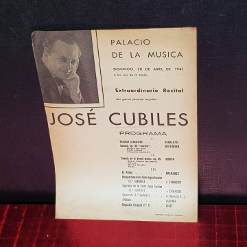 RECITAL JOSÉ CUBILES.