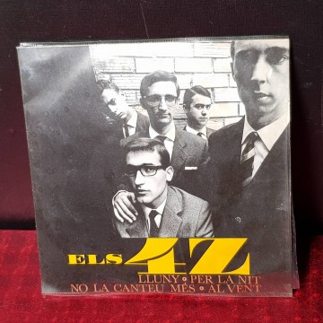 LLUNY, PERLA NIT, ELS 4Z, VINIL SINGLE.