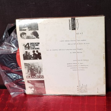 LLUNY, PERLA NIT, ELS 4Z, VINIL SINGLE.