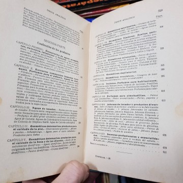 FORMULARIO DE PERFUMES Y COSMÉTICOS, J.P. DURVELLE.