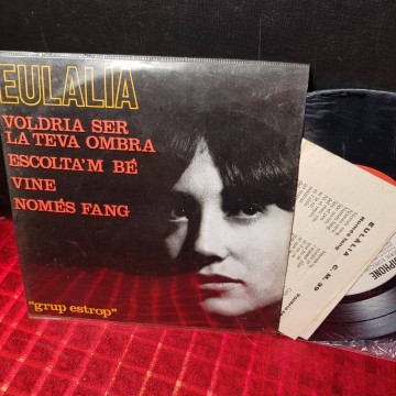 EULALIA, VOLDRIA SER LA TEVA OMBRA, VINILO SINGLE.