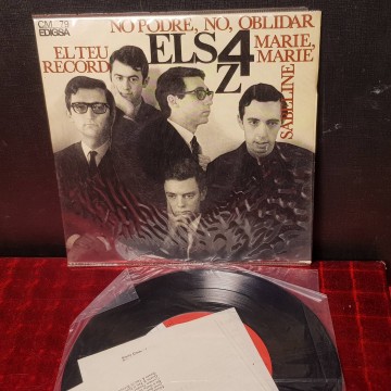 EL TEU RECORD, ELS 4 Z, VINIL SINGLE.