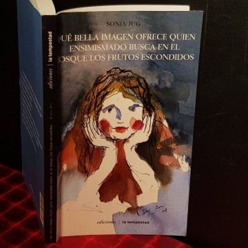 QUÉ BELLA IMAGEN OFRECE QUIEN ENSIMISMADO BUSCA EN EL BOSQUE FRUTOS ESCONDIDOS,SONIA JUG.