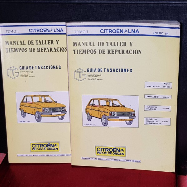CITROËN LNA, MANUAL DE TALLER Y TIEMPOS DE REPARACIÓN. CITROËN LNA, MANUAL DE TALLER Y TIEMPOS DE REPARACIÓN.
