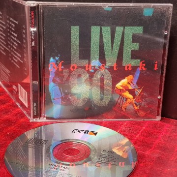 GEORGES MOUSTAKI LIVE 90, CD.
