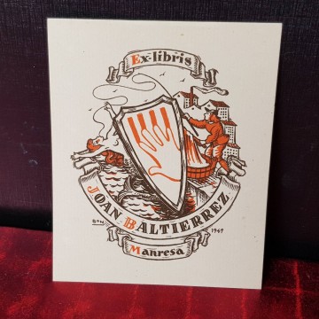 EX-LIBRIS JOAN BALTIÉRREZ.