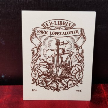 EX-LIBRIS ENRIC LÓPEZ ALCOVER.