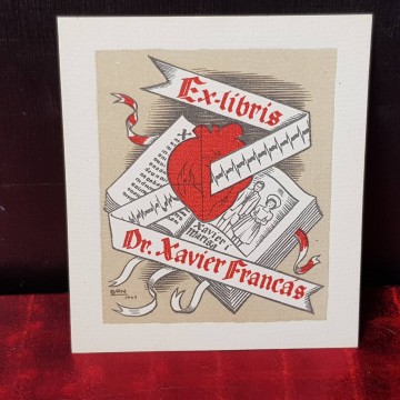 EX-LIBRIS XAVIER FRANCÁS.