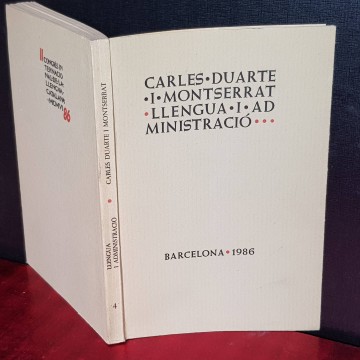LLENGUA I ADMINISTRACIÓ, CARLES DUARTE I MONTSERRAT.