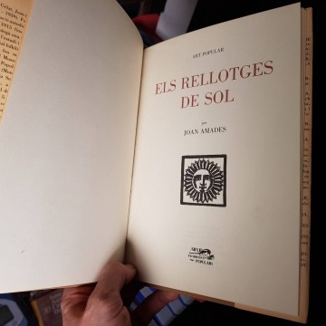 ELS RELLOTGES DE SOL, JOAN AMADES.