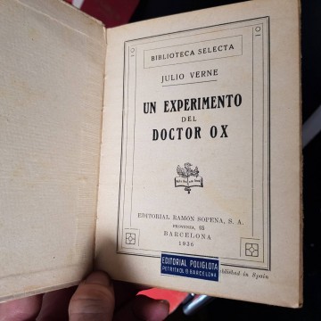 UN EXPERIMENTO DEL DR. OX, JULIO VERNE.