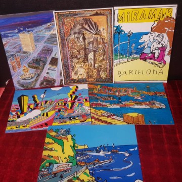 6 POSTALES DE BARCELONA.