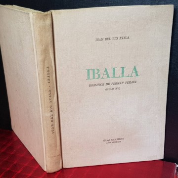 IBALLA, ROMANCE DE FERNAN PERAZA,  JUAN DEL RÍO AYALA (FIRMADO).