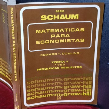 MATEMÁTICAS PARA ECONOMISTAS, EDWARD T. DOWLING.