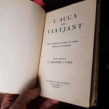 L'AUCA DEL VIATJANT, P. COLOMER I FORS.