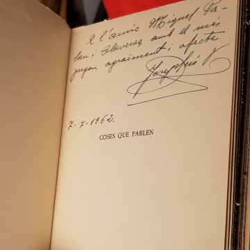COSES QUE PARLEN, JOSEP SERÓ I VIDAL (FIRMAT).