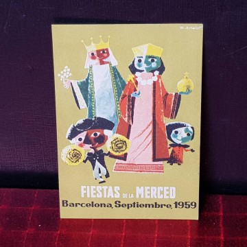 POSTAL FIESTAS DE LA MERCED 1959.