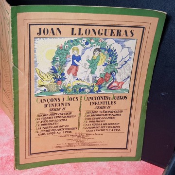 CANCIONES Y JUEGOS INFANTILES, JOAN LLONGUERAS, SERIE II.