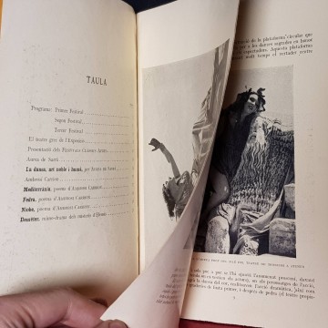 FESTIVALS CLASSICS AUREA, TEATRE GREC, EXPOSICIÓ DE BARCELONA 1930.