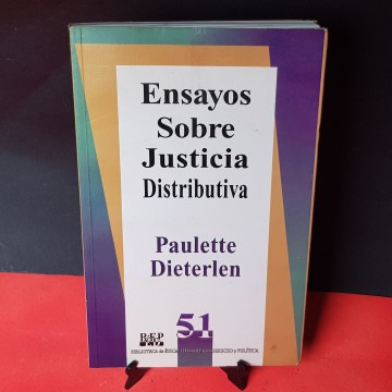 Libro ensayos sobre justicia distributiva de Paulette Dieterlen comprar