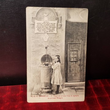 POSTAL MANRESA, POZO EN EL CUAL HIZO S. IGNACIO SU PRIMER MILAGRO.