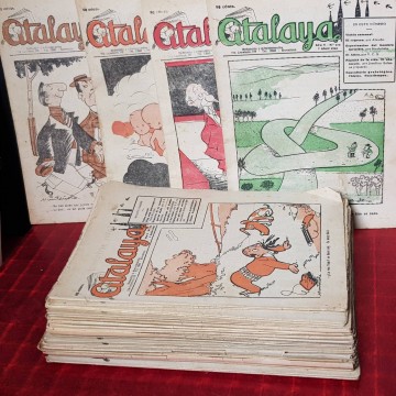 LOTE 35 REVISTAS DE HUMOR ATALAYA.