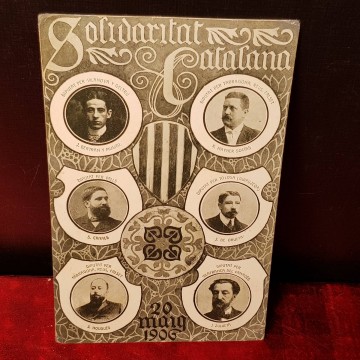 POSTAL DIPUTATS SOLIDARITAT CATALANA.