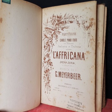L'AFRICANA, GIACOMO MEYERBEER.