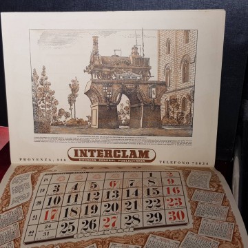 CALENDARIO PRIMER CENTENARIO DE LA INAUGURACIÓN DEL FERROCARRIL 1848 - 1948.