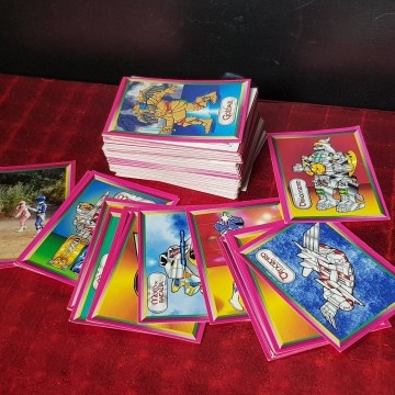LOTE 188 CROMOS POWER RANGERS.