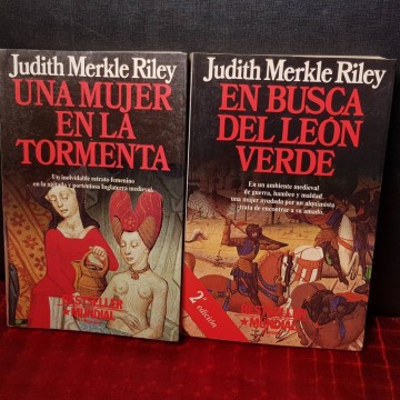 LOTE 2 NOVELAS DE JUDITH MERKLE RILEY.