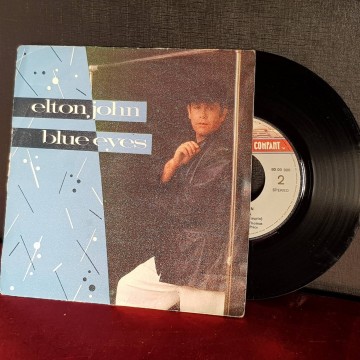 BLUE EYES, ELTON JOHN, VINILO SINGLE.