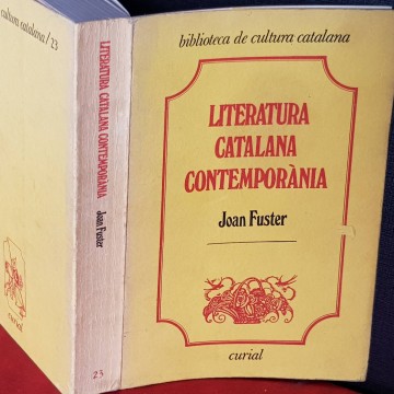 LITERATURA CATALANA CONTEMPORÀNIA, JOAN FUSTER.