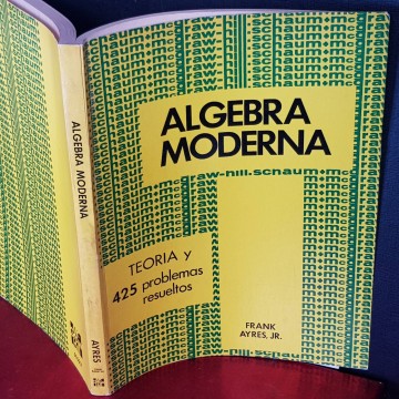 ÁLGEBRA MODERNA, FRANK AYRES.