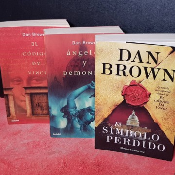 LOTE 3 NOVELAS DE DAN BROWN.