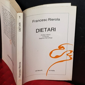 DIETARI, FRANCESC RIEROLA.
