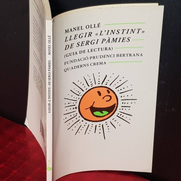 LLEGIR "L'INSTINT" DE SERGI PÀMIES, MANEL OLLÉ.