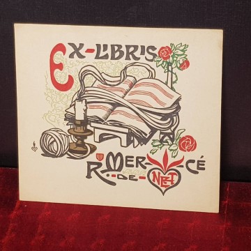 EX LIBRIS DE MERCÉ (CORNET)