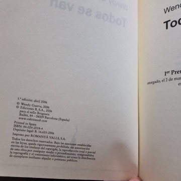 TODOS SE VAN, WENDY GUERRA.