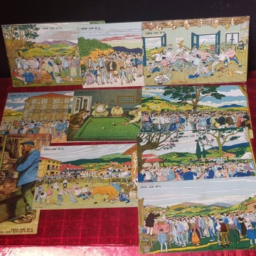 LOTE 10 POSTALES CASA LUX (COLECCIÓN COMPLETA).